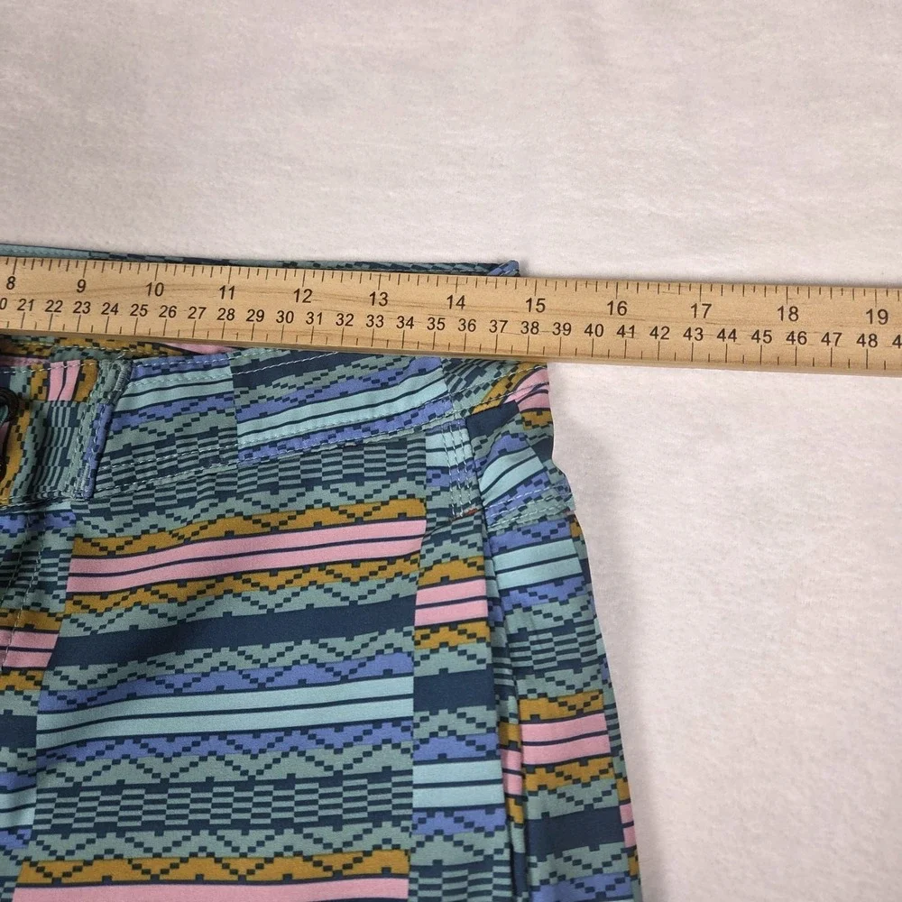 Saxx Betawave Swim Trunks Lined 2n1 Men's Sz 30 Turquoise Aztec